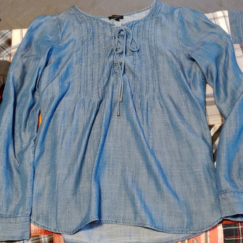 Talbots Jean Top